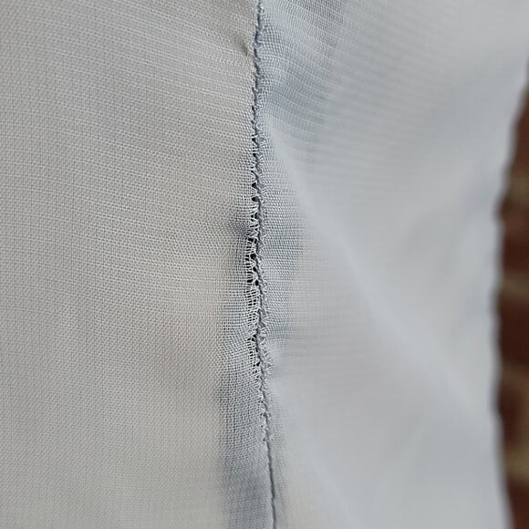 Viktor & Rolf Sheer Short Sleeve Button Front Blouse XS | FLAWS - Picture 5 of 7